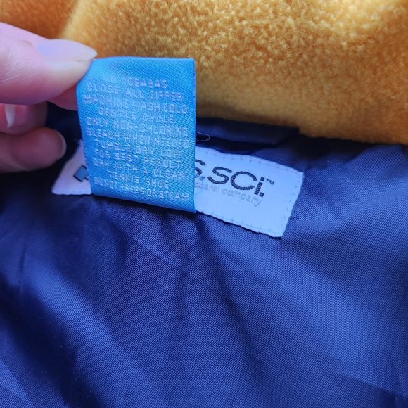 Physical Science PHYS.SCI Down-Insulated Puffer Vest Jacket Fleece Collar - Picture 6 of 6